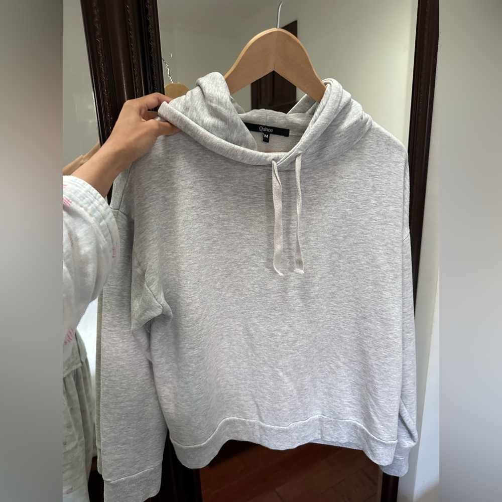 Quince SuperSoft Fleece Pullover Hoodie